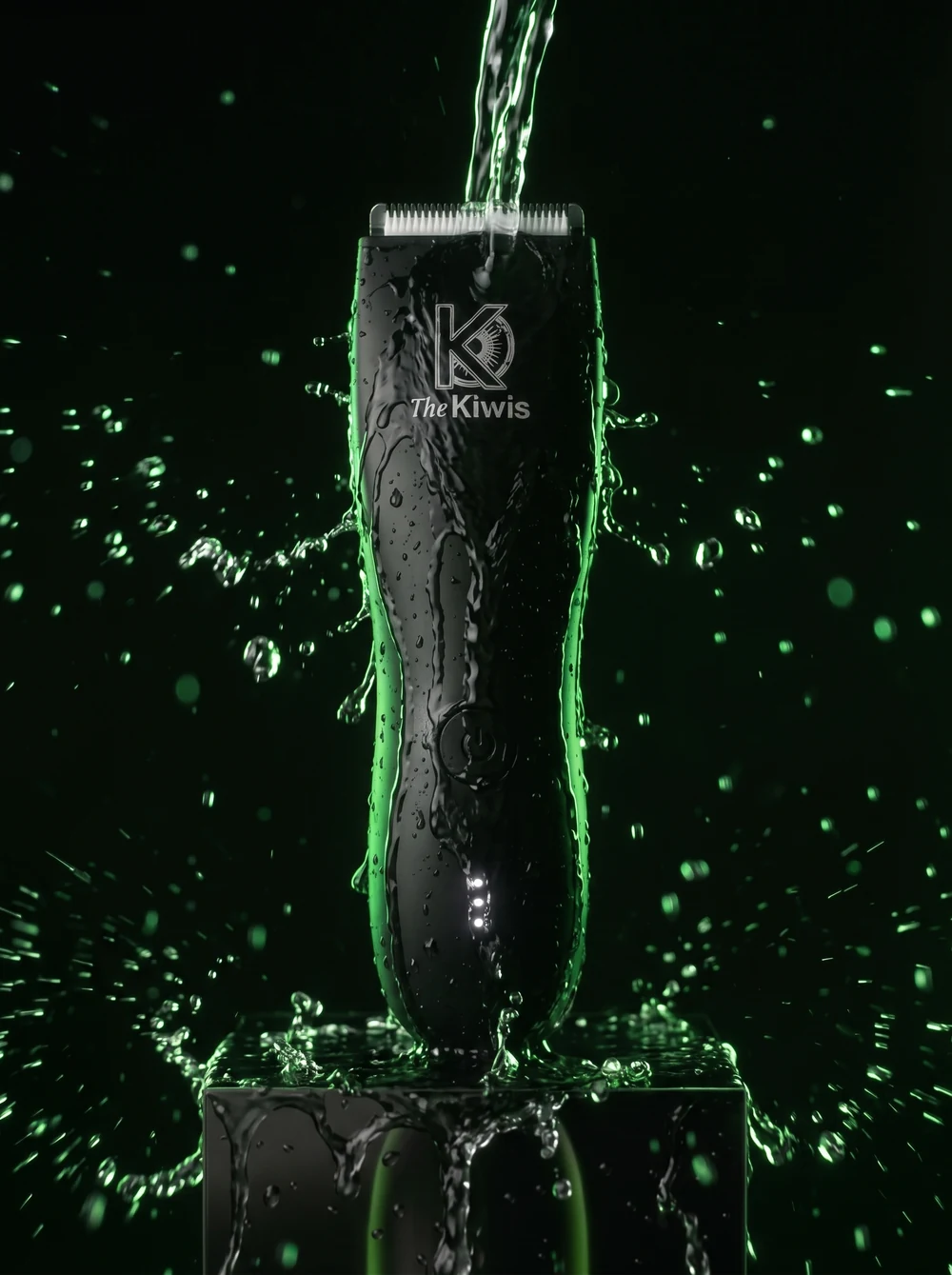 TheKiwis Trimmer — Resistente al agua IPX7 con logo oficial